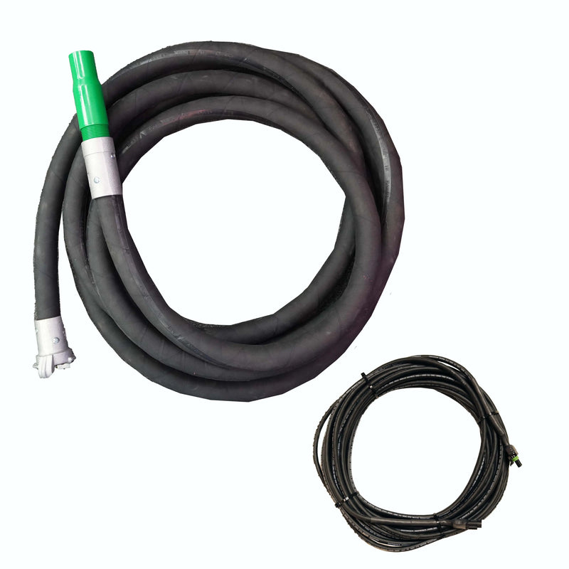 MightyLite Whip Hose with UltraLite SiAION Long Venturi Nozzle - Dustless Blasting® Online Store with the electric blast line