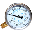 1/4" Air Pressure Gauge, Liquid Filled - Dustless Blasting® Online Store