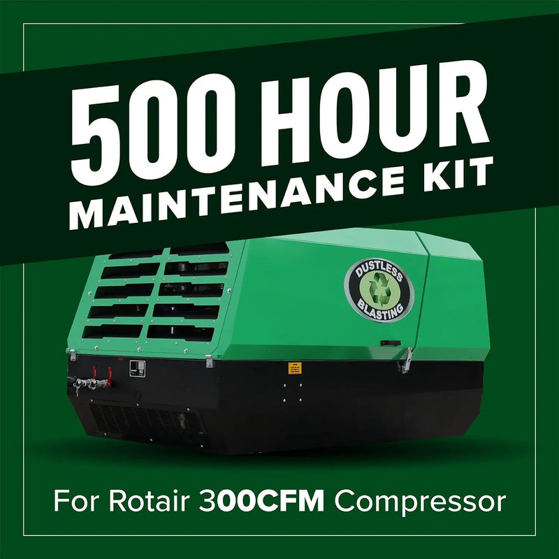 500 Hour Compressor Maintenance Kit - 300 CFM - Dustless Blasting® Online Store