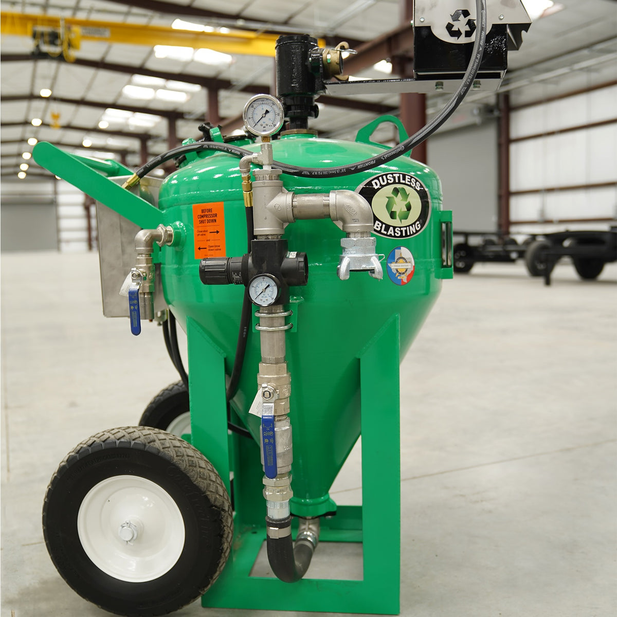 DB500® Abrasive Blaster | 60-Minute Run Time | Wet, Dry, & Soda