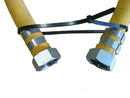 6 ft of 1-1/4" Yellow Air Hose