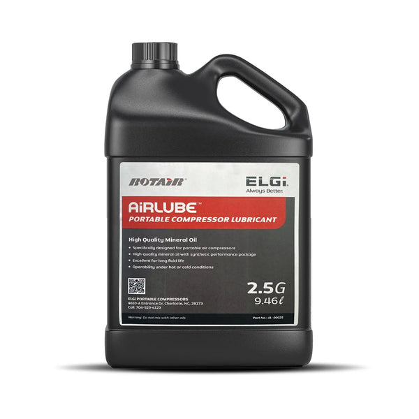 Airlube - Portable Compressor Oil - 2.5 Gallon Container - Dustless Blasting® Online Store