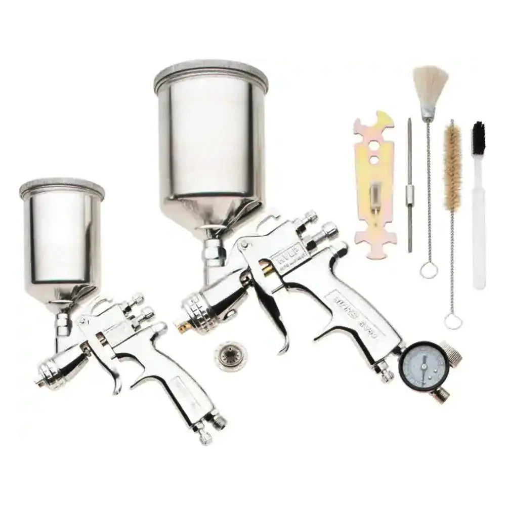 Binks HVLP Gravity Spray Gun Combo Set SV50 - Dustless Blasting® Online Store