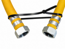6 ft of 1-1/4" Yellow Air Hose
