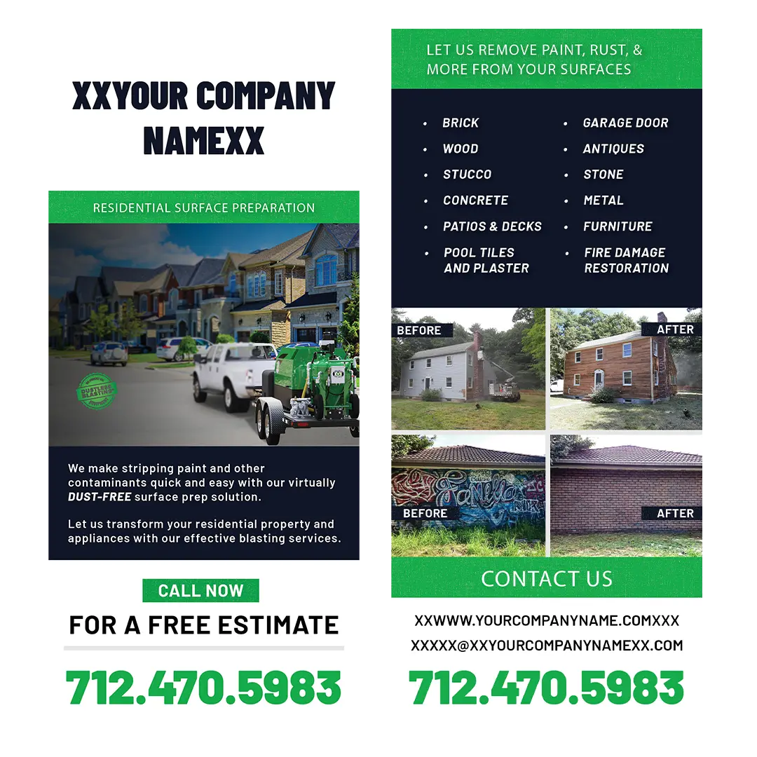 Custom Rack Cards Industry Specific