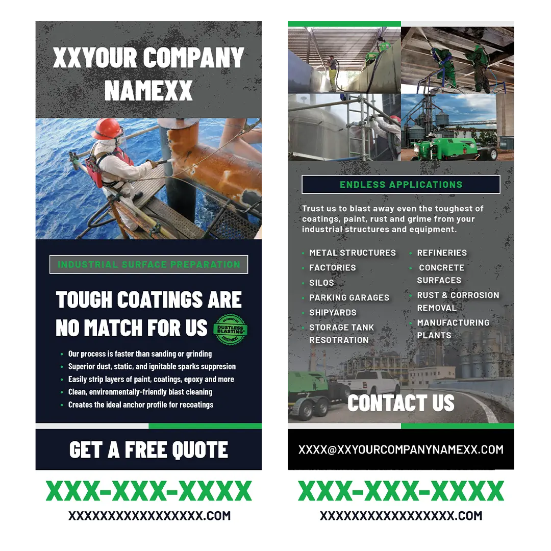Custom Rack Cards Industry Specific