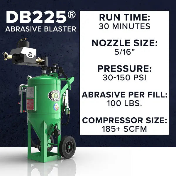 Dustless Blasting DB225 Blast Pot 30 Min Blast Time dustless-blasting-db225-blast-pot-30-min-blast-time