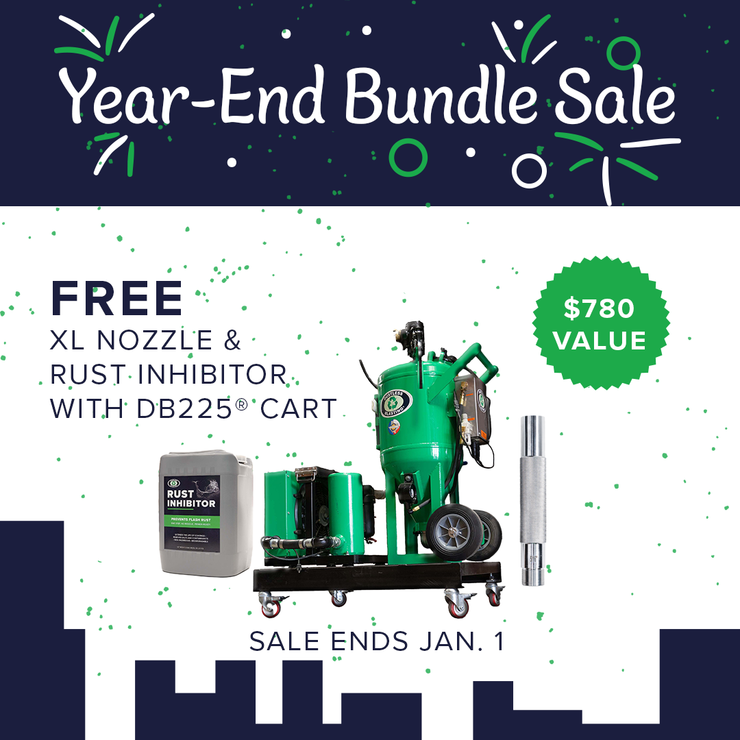 DB225® Compressor-Ready Cart Year-End Bundle | With XL Nozzle