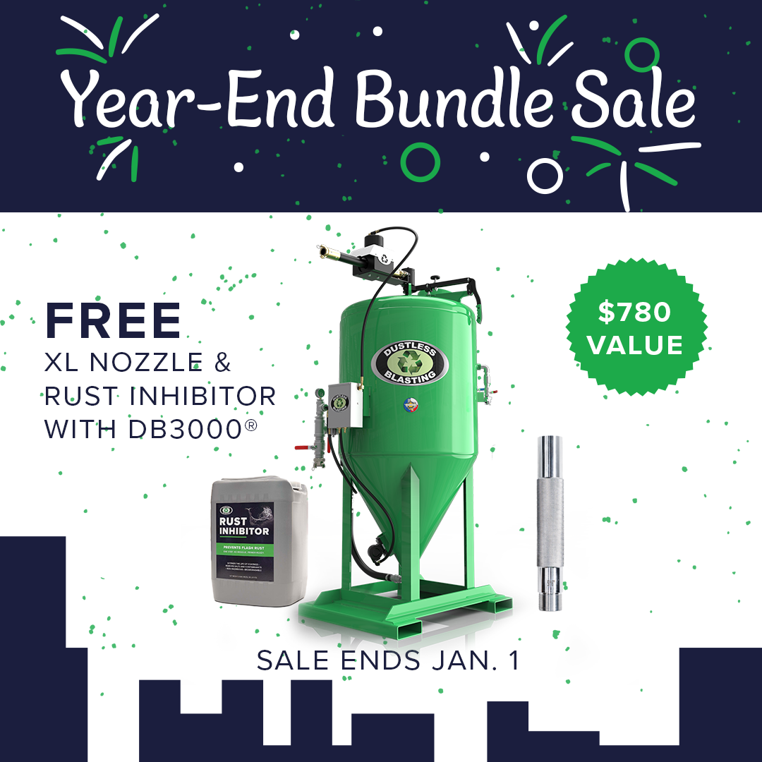 DB3000® Blast Pot Year-End Bundle | With XL Nozzle