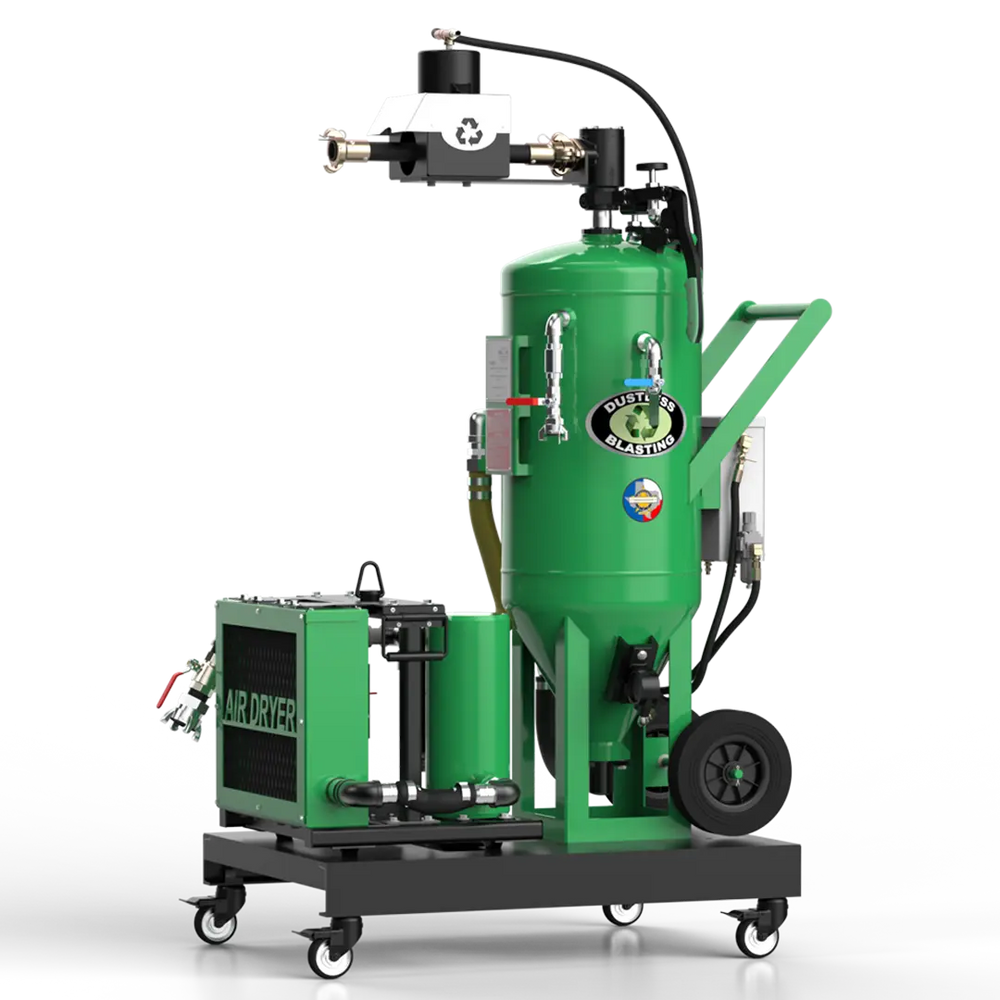 DB350 Compressor-Ready Cart - Abrasive Blaster & ADCS DB350 Compressor-Ready Cart - Abrasive Blaster & ADCS