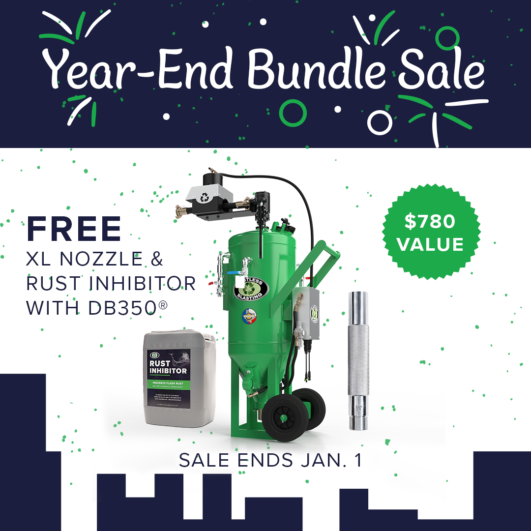 DB350® Blast Pot Year-End Bundle | With XL Nozzle