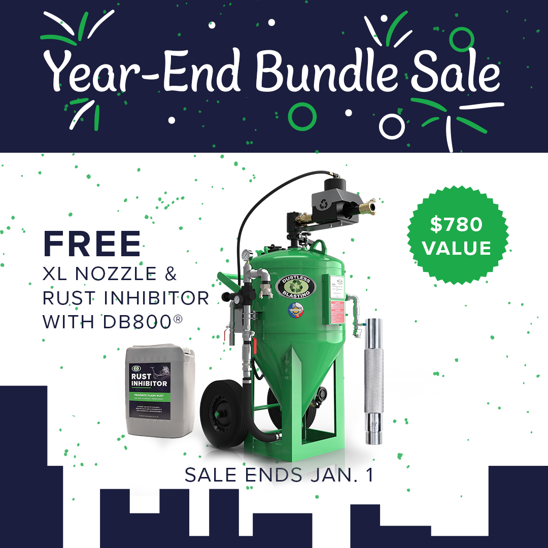 DB800® Blast Pot Year-End Bundle | With XL Nozzle