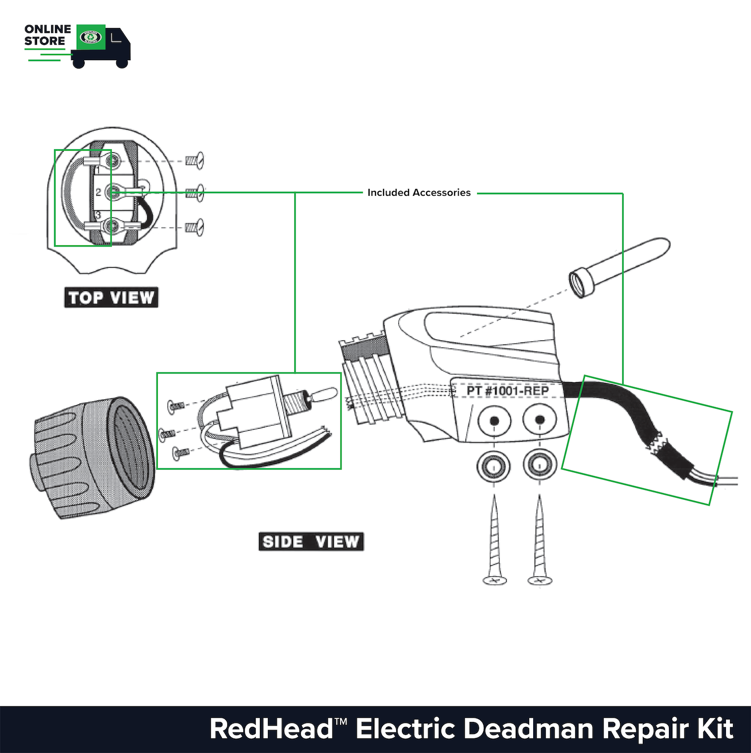 RedHead™ Electric Deadman Repair Kit