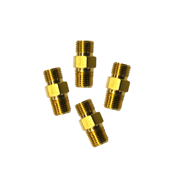 Twin Line to Control Box Male Brass Connectors (Pack of 4) - Dustless Blasting® Online Store