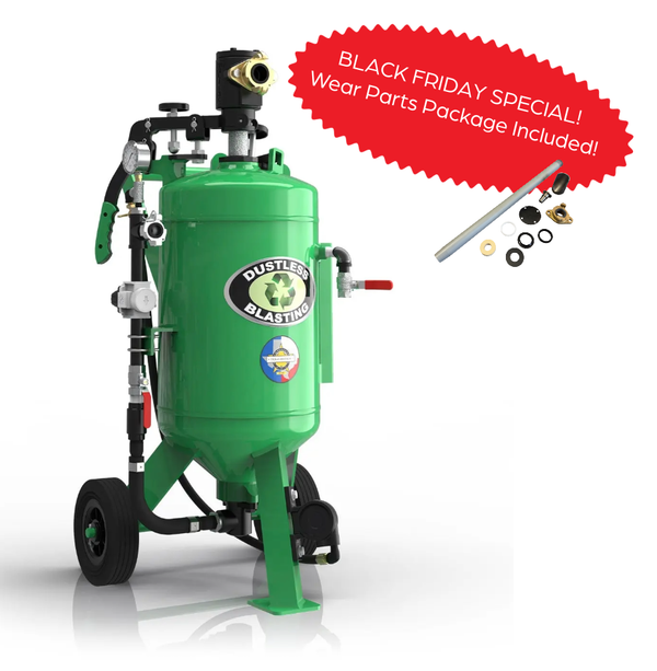DB150® Abrasive Blaster | 15-Minute Run Time