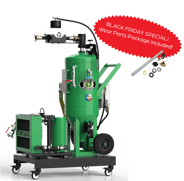 DB350® Compressor-Ready Cart - Abrasive Blaster & ADCS