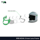 Diagram of where the Nova 3 inner lens frame sits