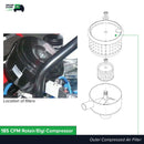 First Stage / Outer | Air Filter | 185 CFM Rotair/Elgi Compressor