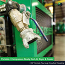 1-1/4" Female Four-Lug Crowfoot Coupling